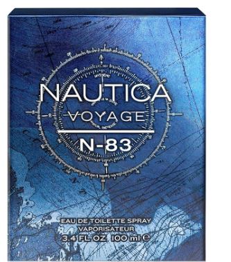 Nautica Voyage N-83 Eau de Toilette for Men, 3.4 Fl Oz