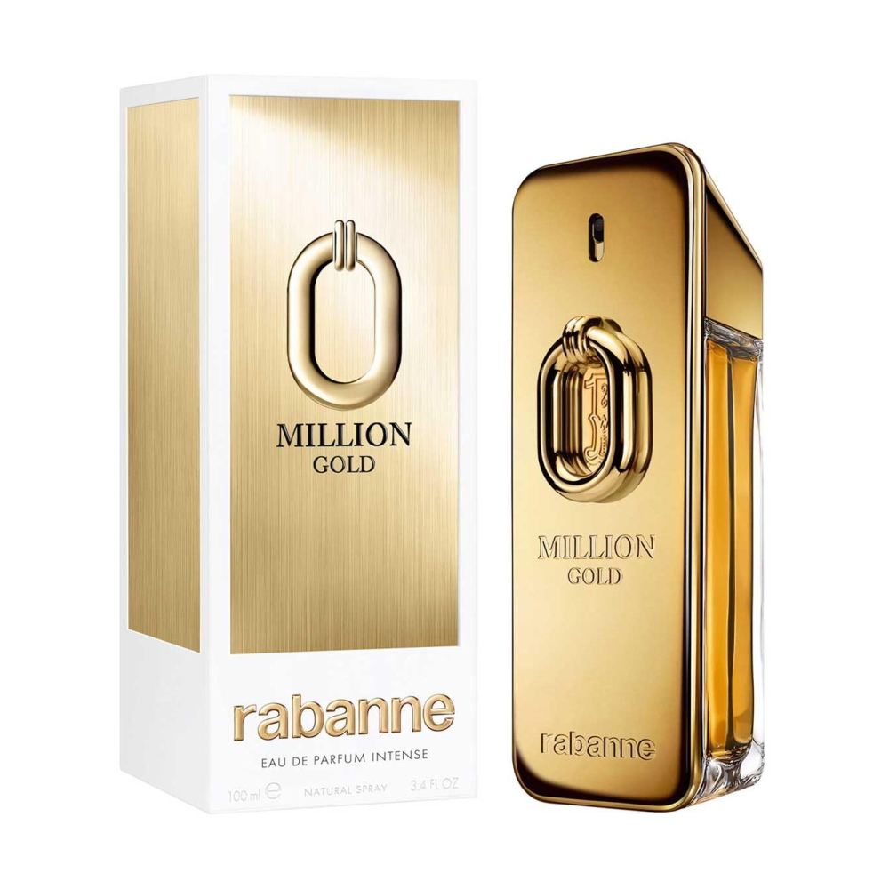 Paco Rabanne Million Gold Intense Eau De Parfum Spray for Men, 3.4 oz 