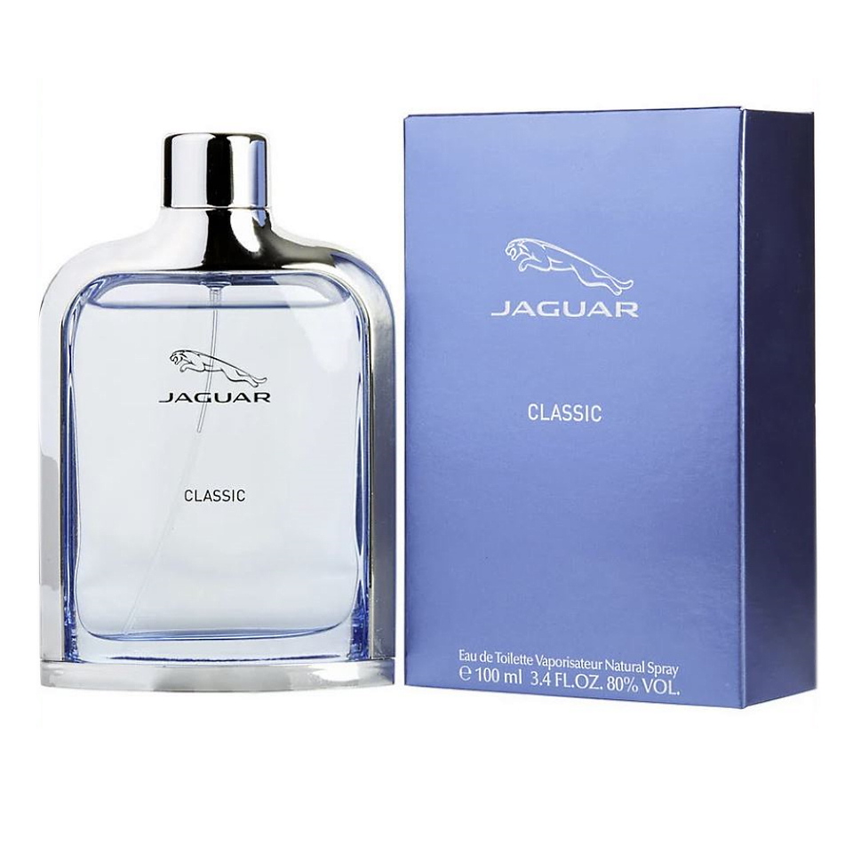  Jaguar Classic Blue Eau de Toilette 3.4 oz / 100 ml Spray For Men