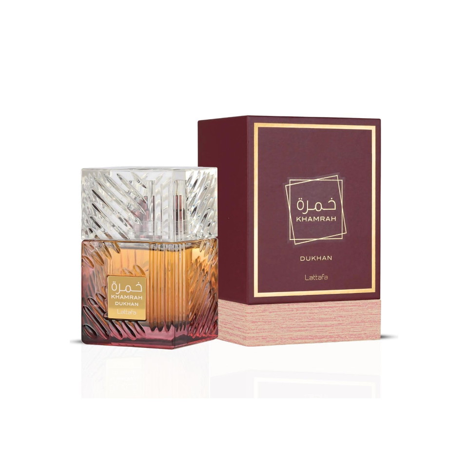 Lattafa Khamrah Dukhan EDP 3.4 oz / 100 ml Spray For Unisex